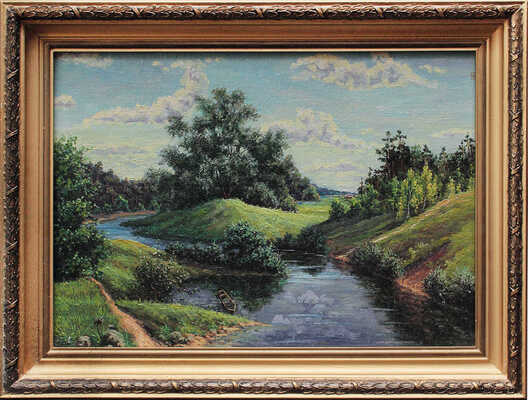 Дубовицкий Виктор Николаевич. Вблизи деревни Агафоново, река Москва